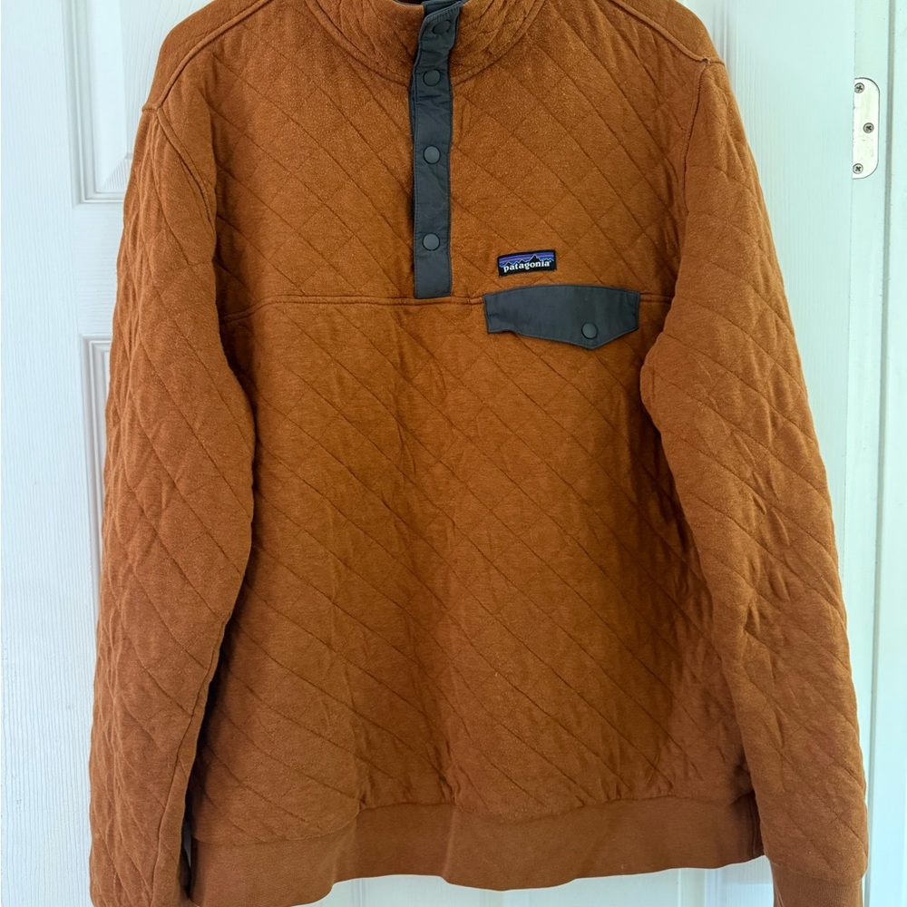 Patagonia Brown Quilted Sweater